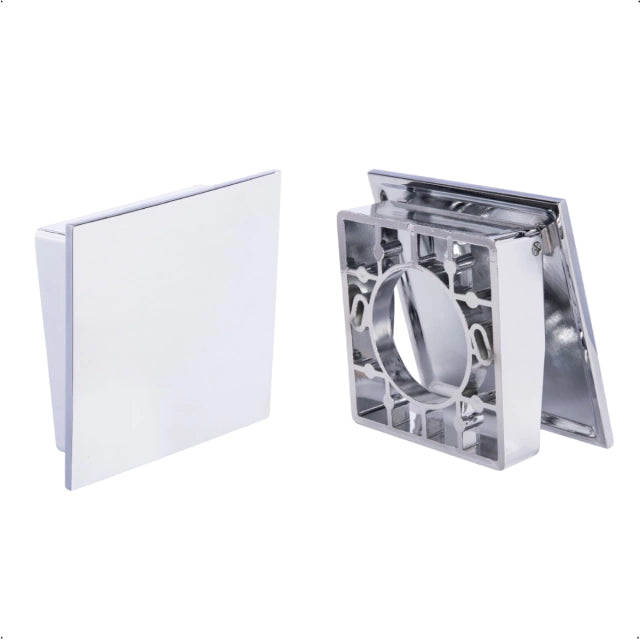 Acabamento de descarga Quadra - CROMADO