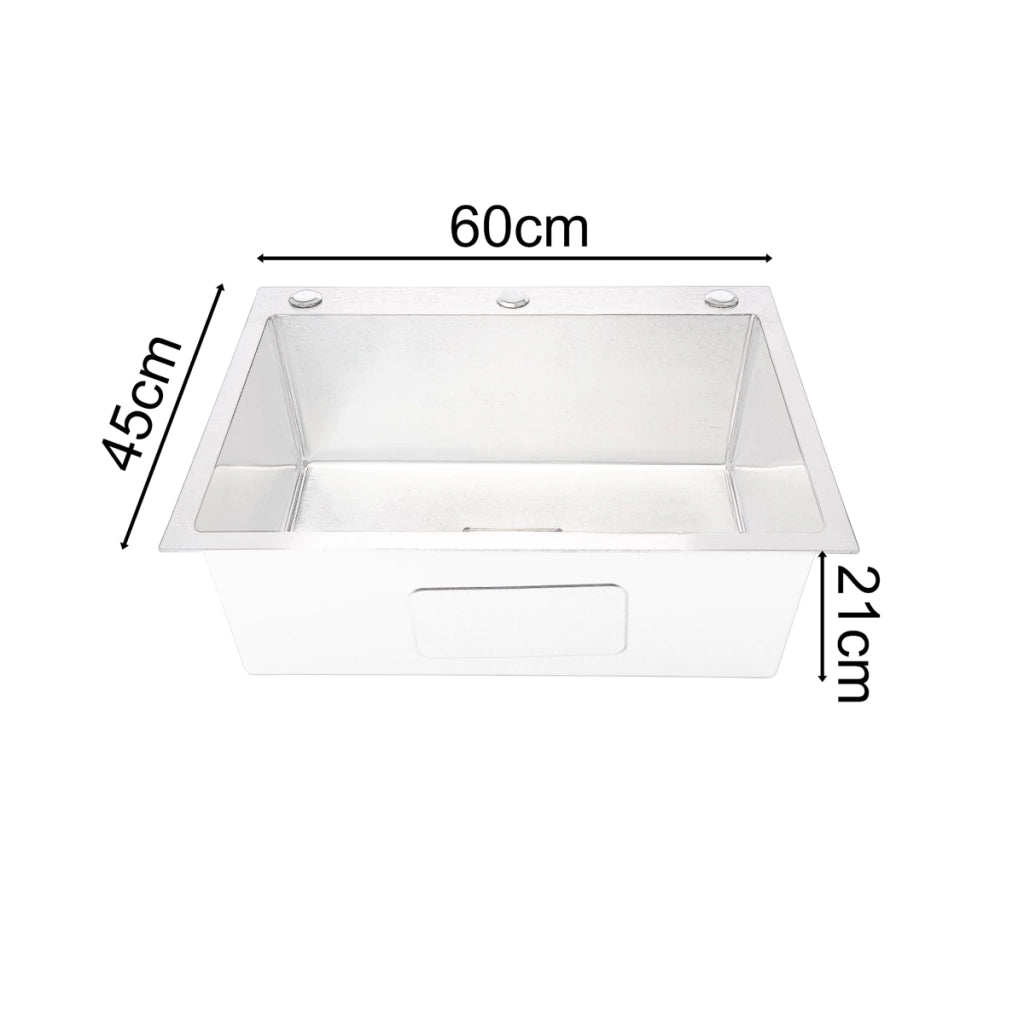 Cuba gourmet retangular inox 304 60x45 - PRETO