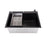Cuba gourmet retangular inox 304 60x45 - PRETO