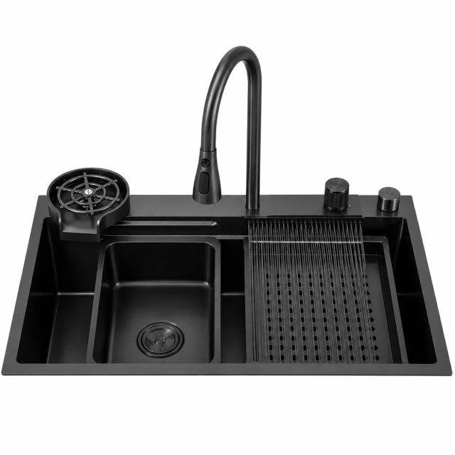 Cuba Retangular Gourmet Cascata - Gunmetal