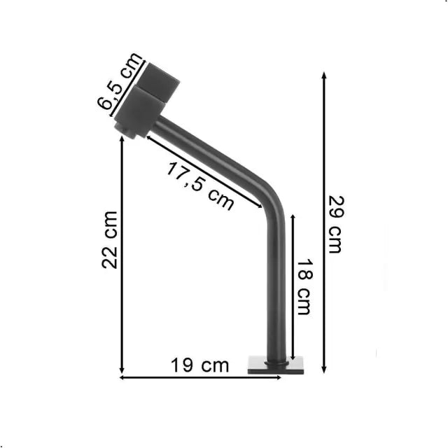 Torneira Média Orion Black 45°