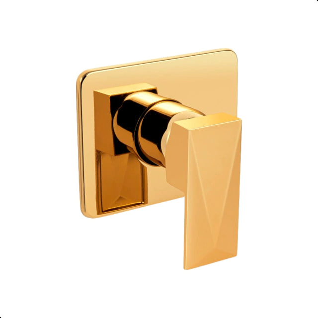 Acabamento de Registro Monocomando compatível com base Deca SAFIRA - Dourado
