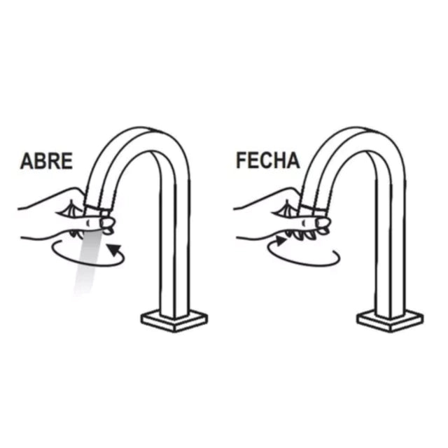 Torneira Curved Dourada- baixa