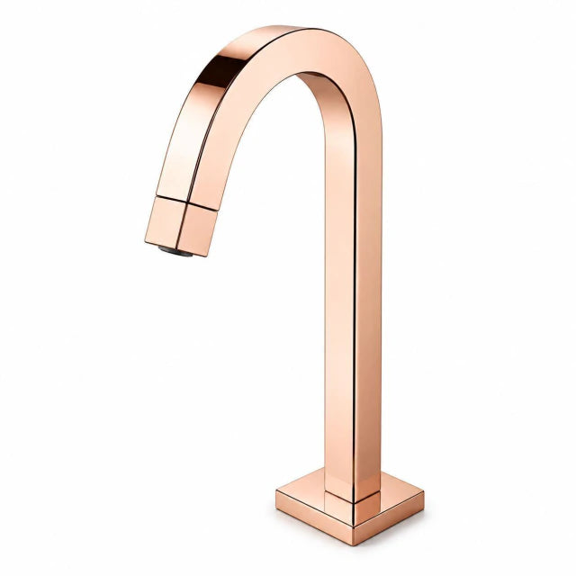 Torneira Quadra CURVED Alta - Rose Gold
