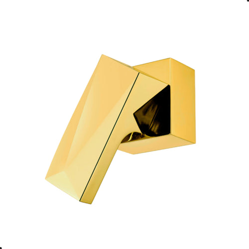 Acabamento de Registro Alavanca Safira em metal 1.1/2 - Dourado