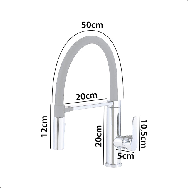 Torneira monocomando Berlin - Cromado