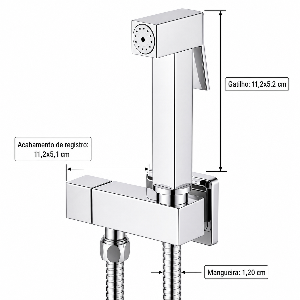 Ducha higiênica CUBIC