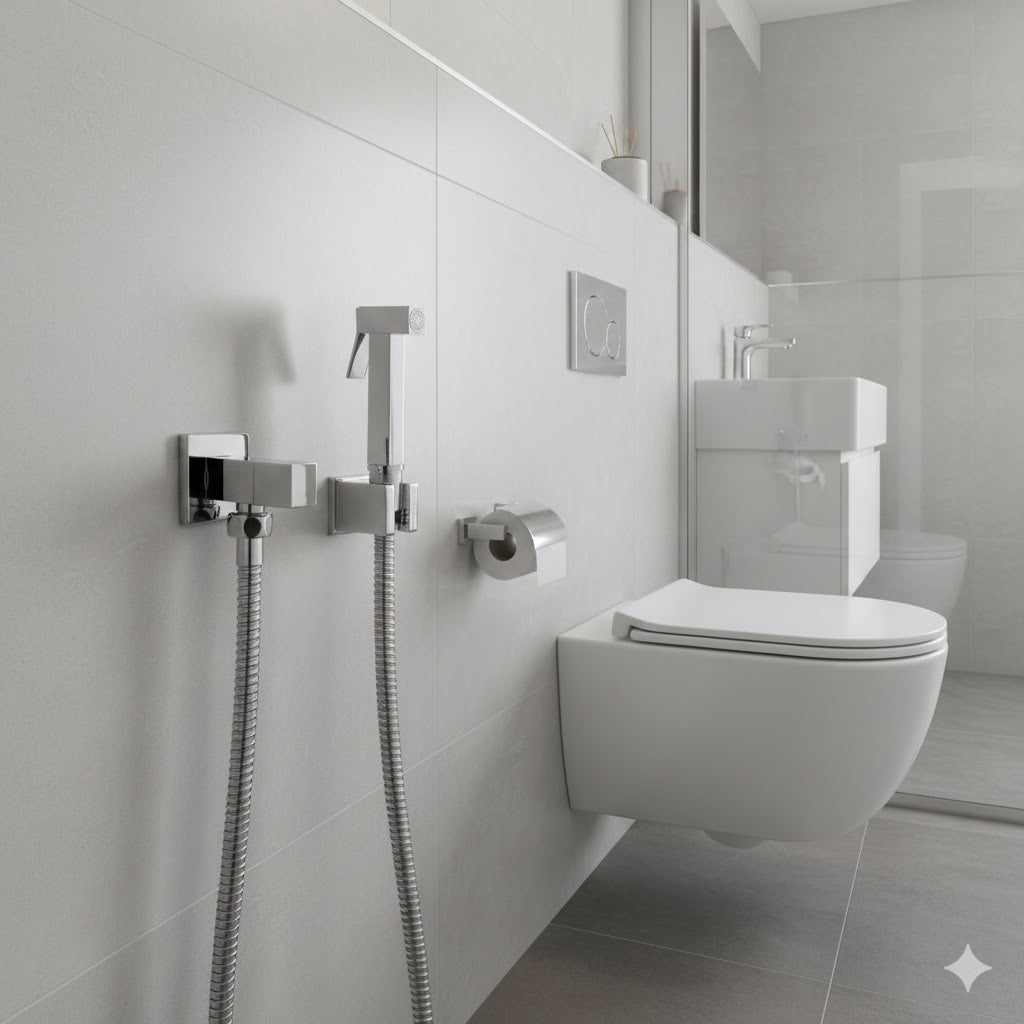 Ducha Higinica Vertex - Preto